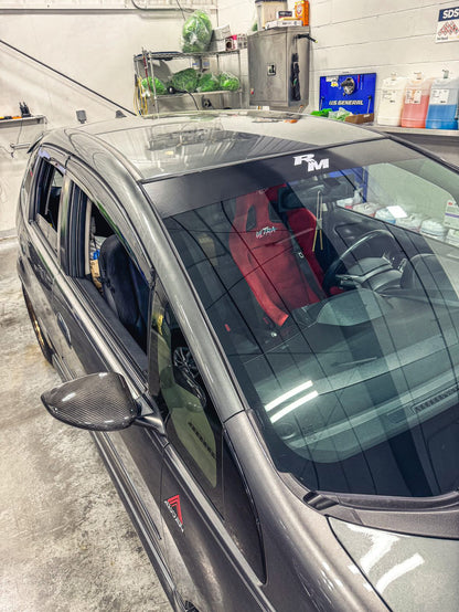 Windshield banner