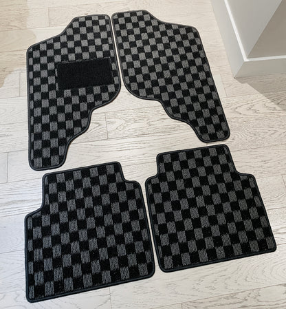 Checkered floor mats for Toyota Corolla AE86 (83-87)