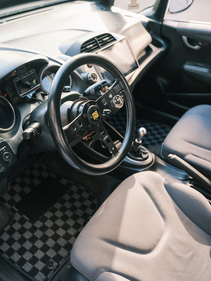 Checkered floor mats for Honda Fit GE8 (09-14)