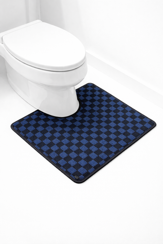 Checkered toilet floor mats (TFM)