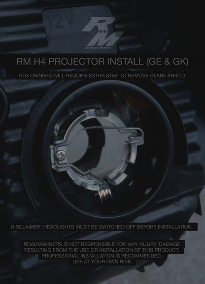 H4 projector headlights