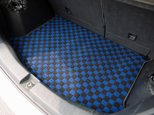 Checkered trunk mats for Honda Fit GE8 (09-14)